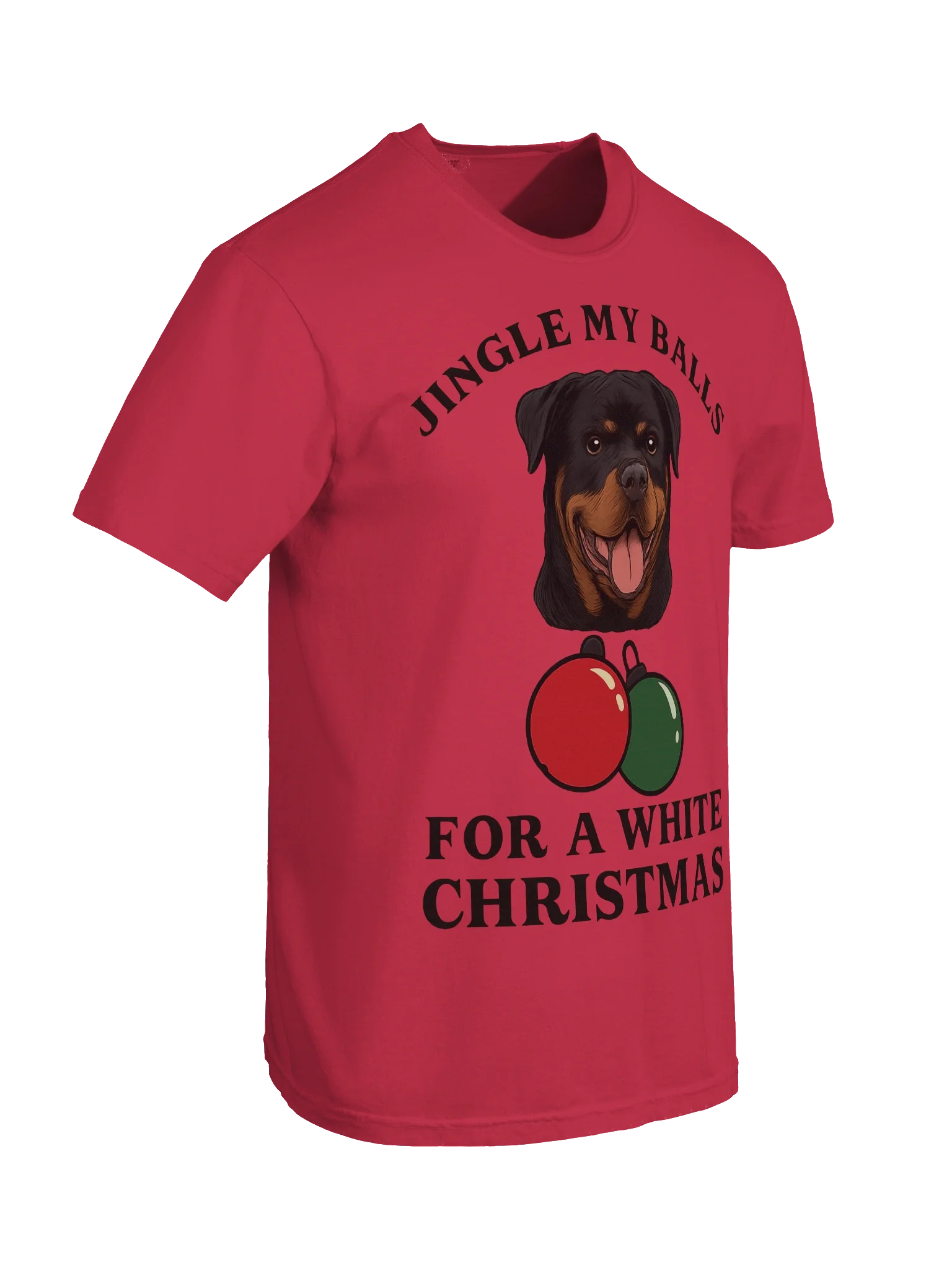 Jingle My Balls Rottweiler Christmas T-Shirt product image (69)