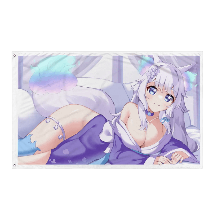Sakiyosa All-Over Print Flag product image (3)