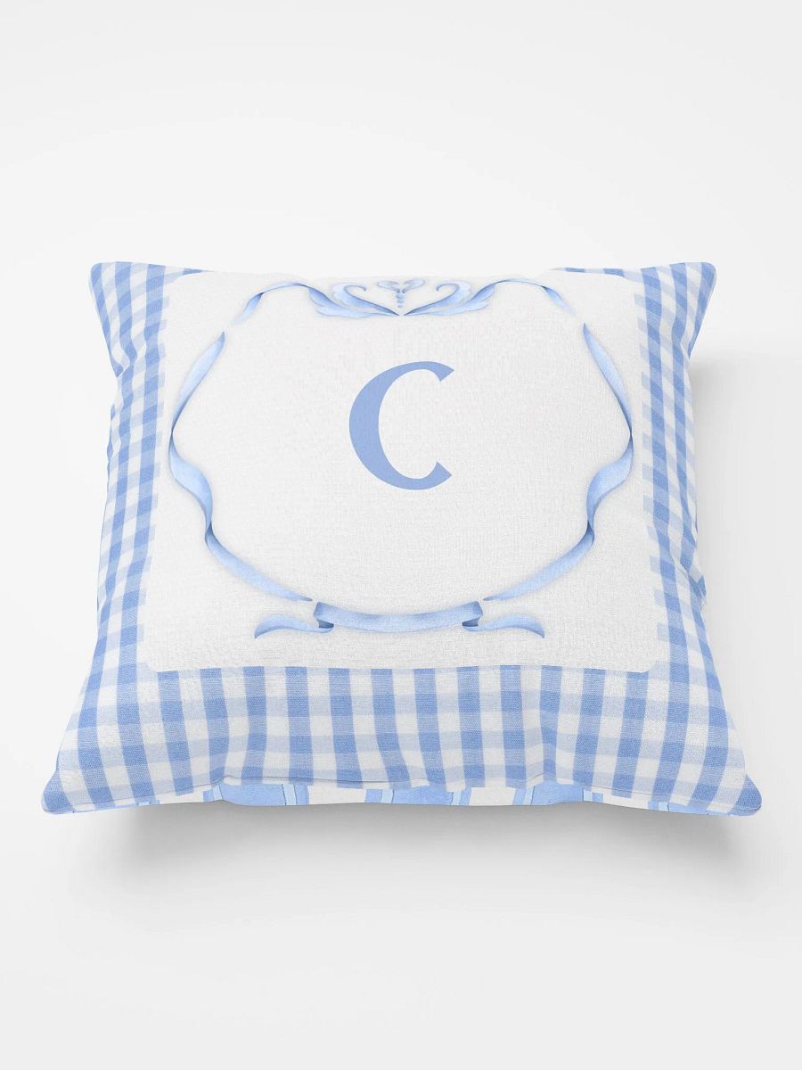 Blue Preppy Charm Pillow C product image (1)