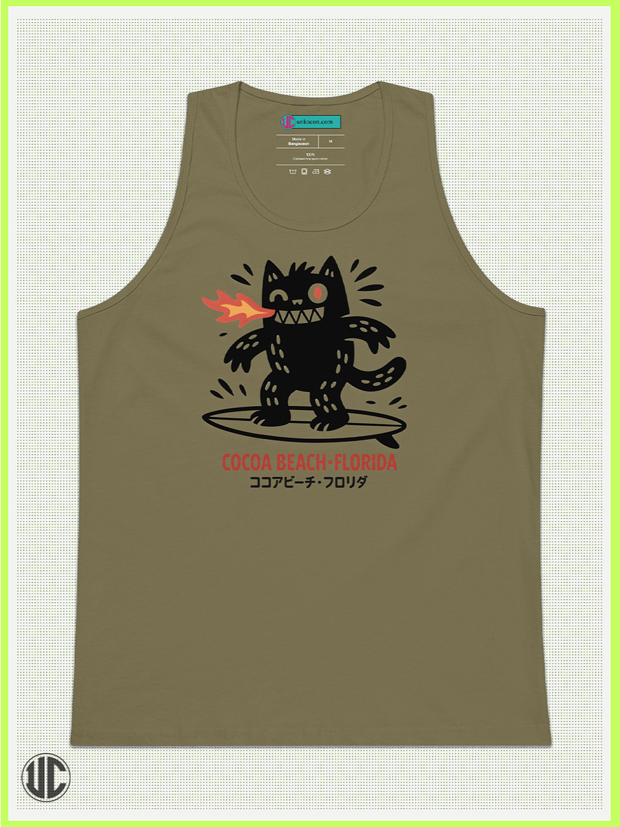 Cocoa Beach Surfer – Men’s Tank Top product image (1)