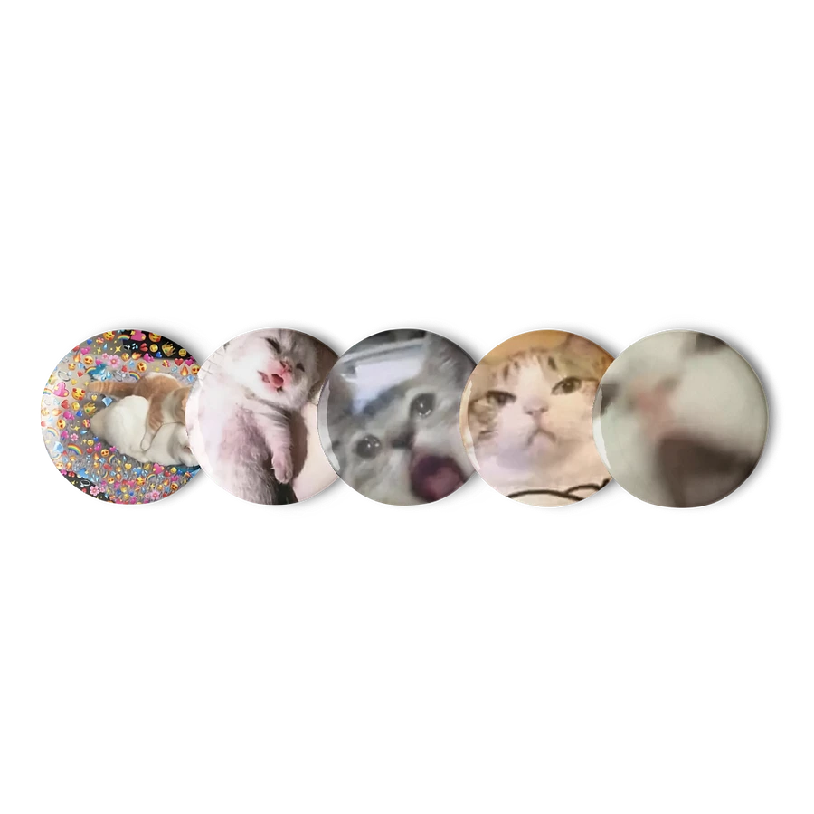 Set of Pin Buttons: Meme Cats 8 product image (5)