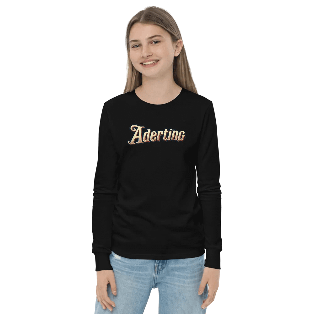 Vintage Aderting Youth Long Sleeve Tee product image (2)