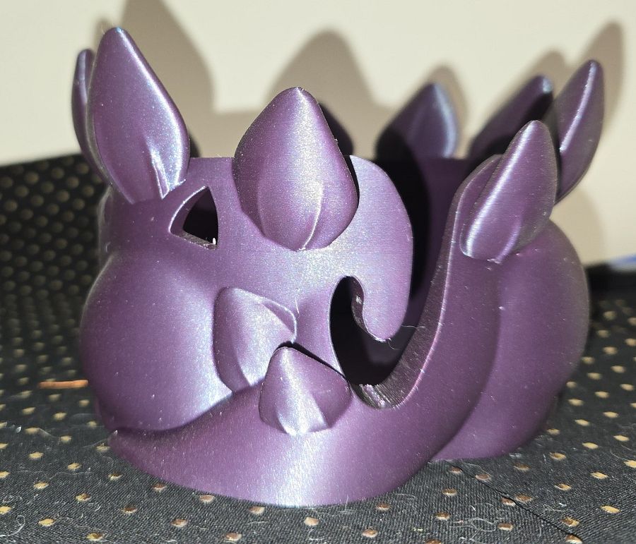 Purple Stego Yarn Bowl 3D printed 🐑 product image (3)