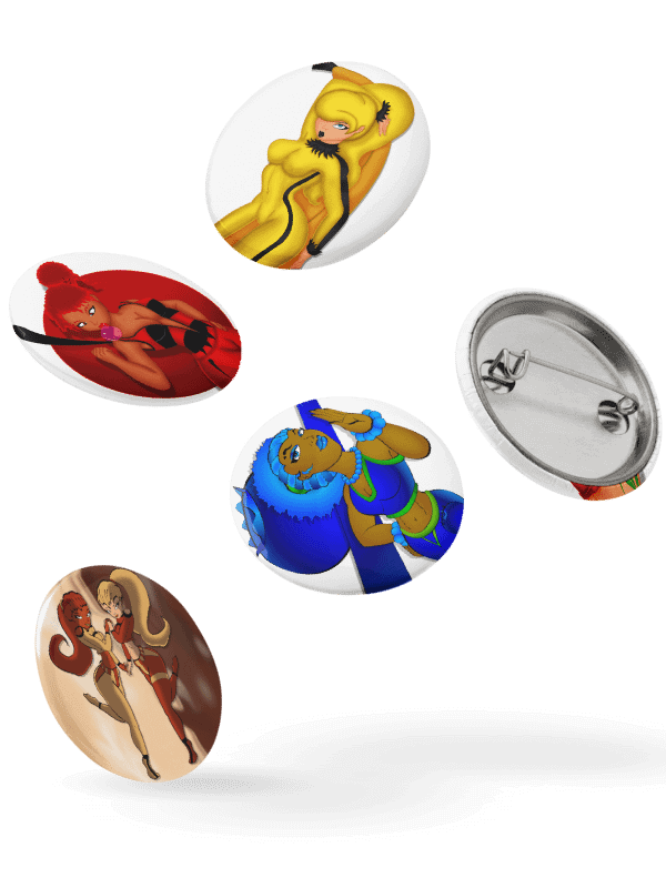 Flavor Girls Character - Pin Button Set product image (6)