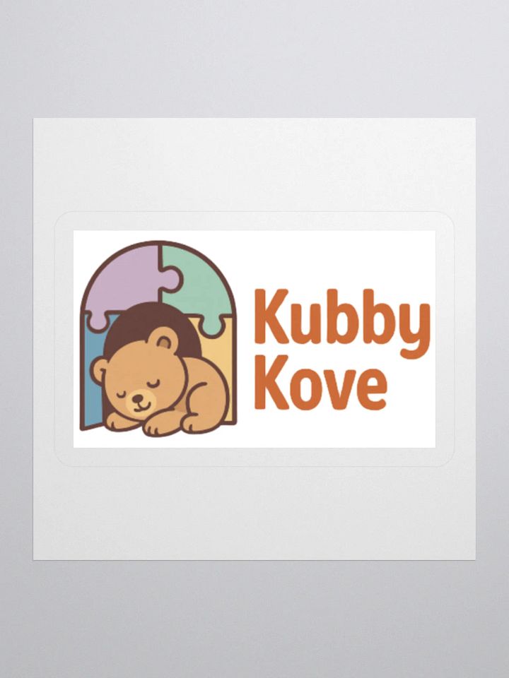 Kubby Kove Logo Sticker (3"x3") product image (1)