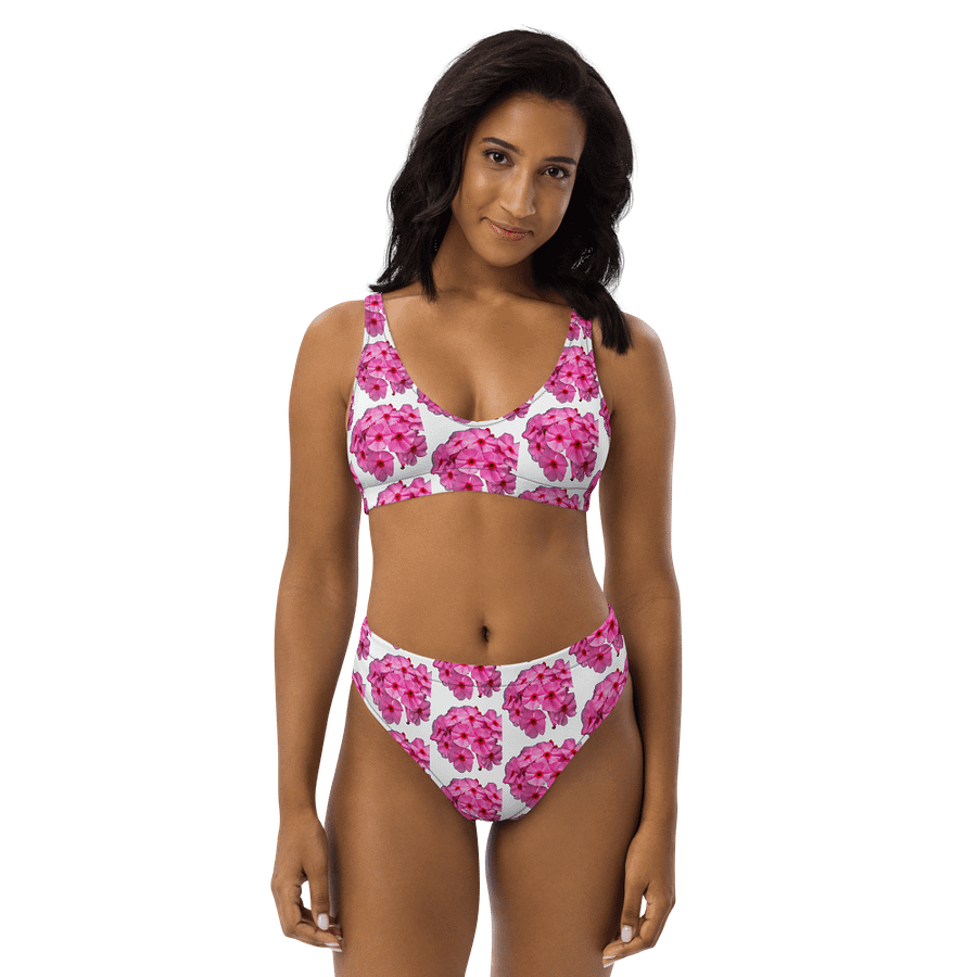 Blossom with Confidence in Our Sustainable Floral High-Waisted Bikini product image (11)