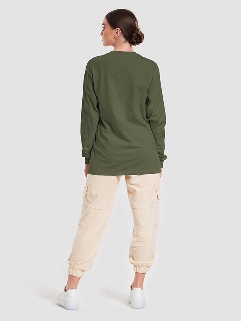 Photo showing Gildan Ultra Cotton Long Sleeve T-Shirt