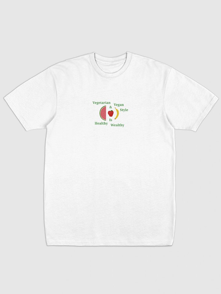 Vegetarian & Vegan Style Is Healthy Wealthy Tee product image (1)