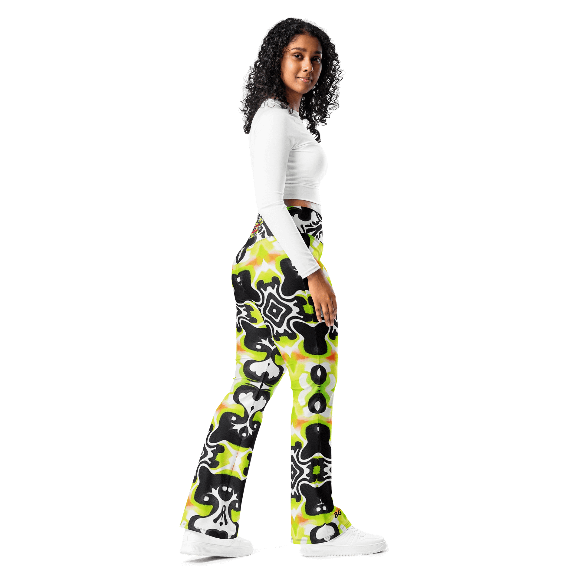 Barry Grady 'Dreamy Blossom' Flare Leggings product image (9)