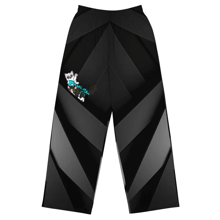 All-Over Print Unisex Wide-Leg Pants: Luigi & Ariel Logo product image (1)