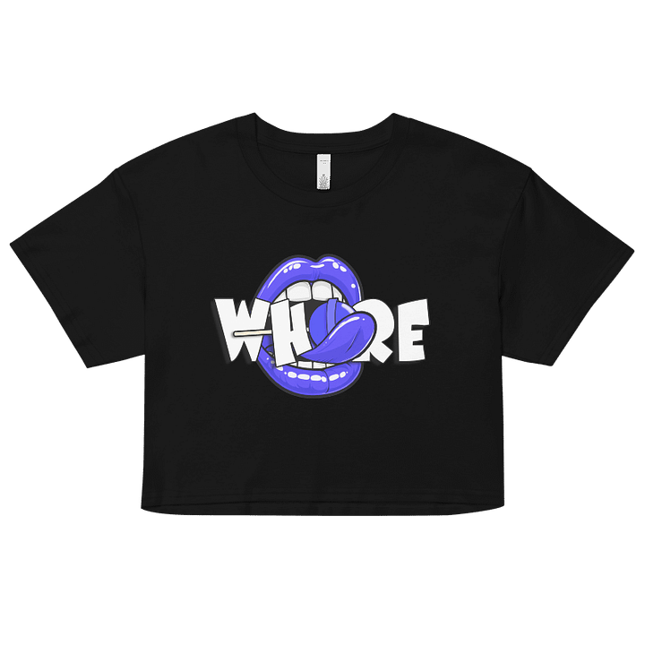 WHxRE BLUE LIPS CROPTOP product image (1)