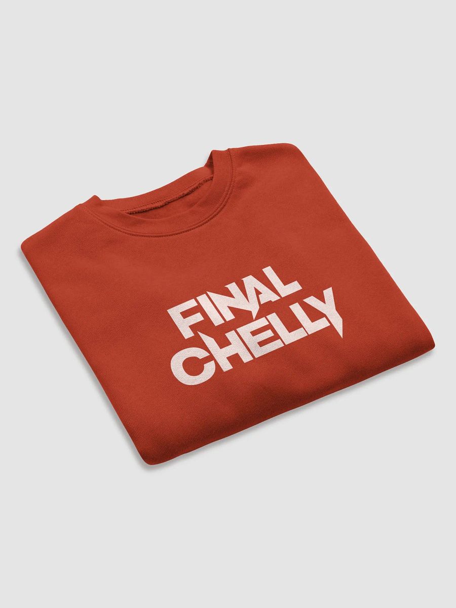 Final Chelly Logo Womens Printed Crop Top Sweatshirt product image (4)