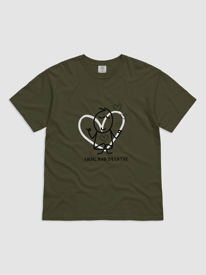 Focus and Breathe Heavyweight T-Shirt product image (9)