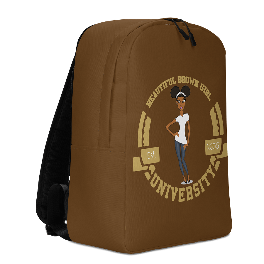 Beautiful Brown Girl University Backpack product image (5)