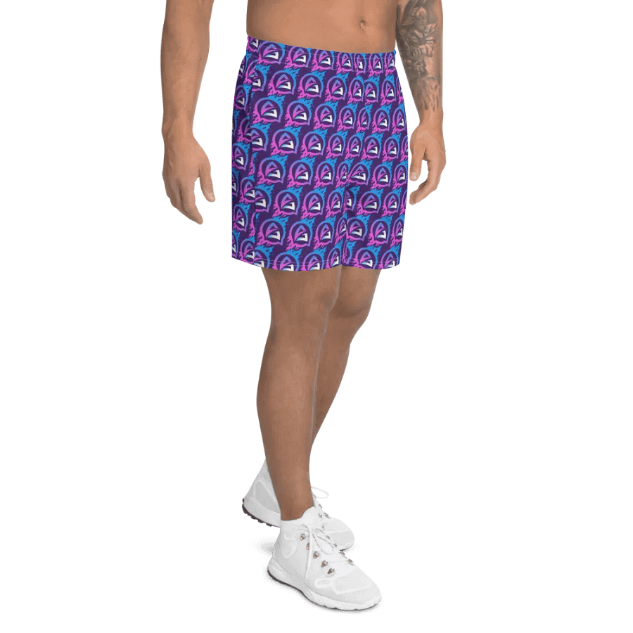 Astonished All over print Athletic Shorts product image (8)