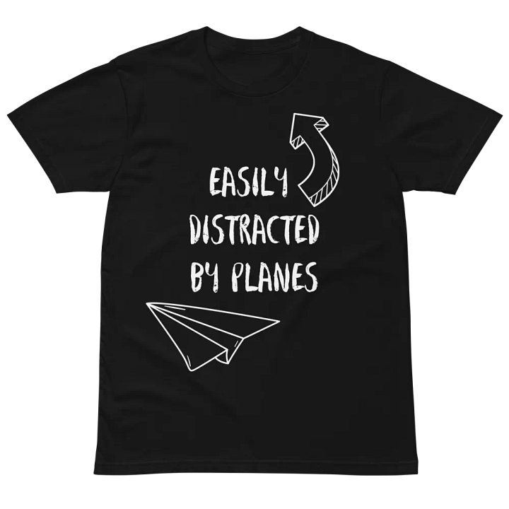 Easily Distracted By Planes Premium T-Shirt product image (4)