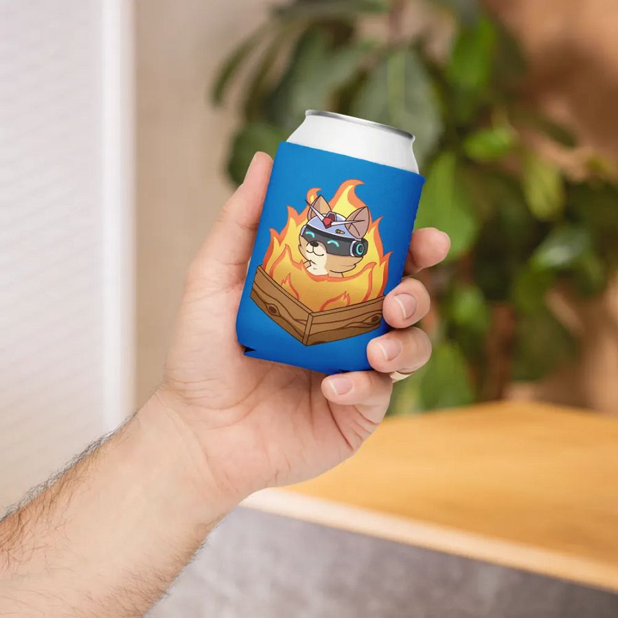Burning Taku Koozie Can Cooler product image (5)