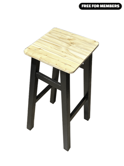 Stool or Plant Stand From Single 2x4 product image (1)