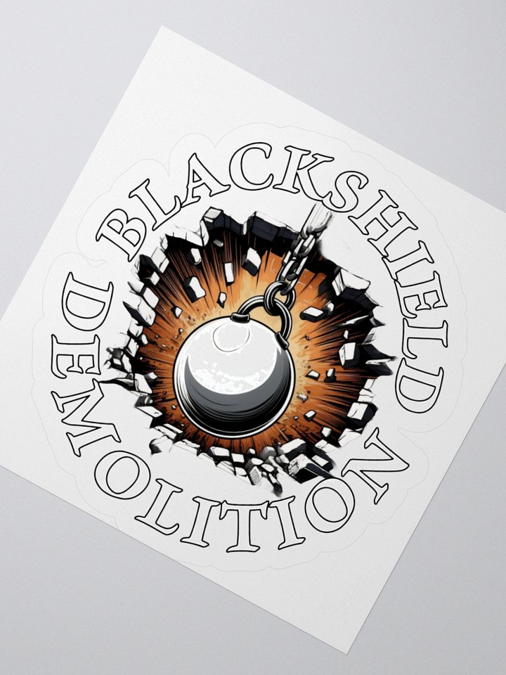 Blackshield Demolition KissCut Sticker product image (4)