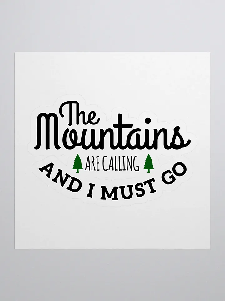 Mountain Calling Kiss Cut Stickers product image (1)