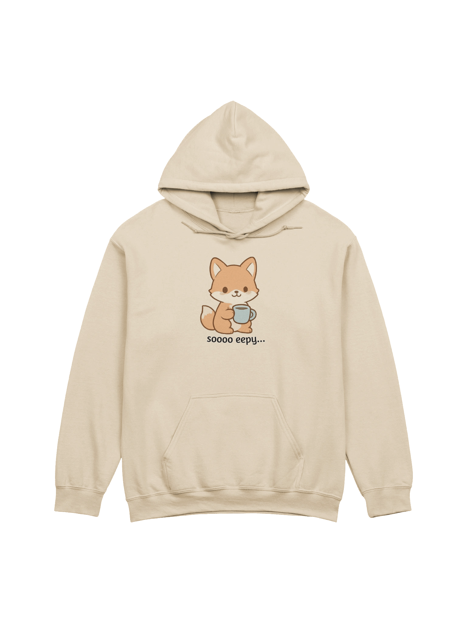 Eepy Felix Hoodie (Printed) 🦊💤 product image (1)
