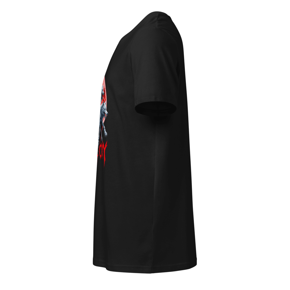 Feral Cry Red Moon Wolves Unisex Tee product image (7)
