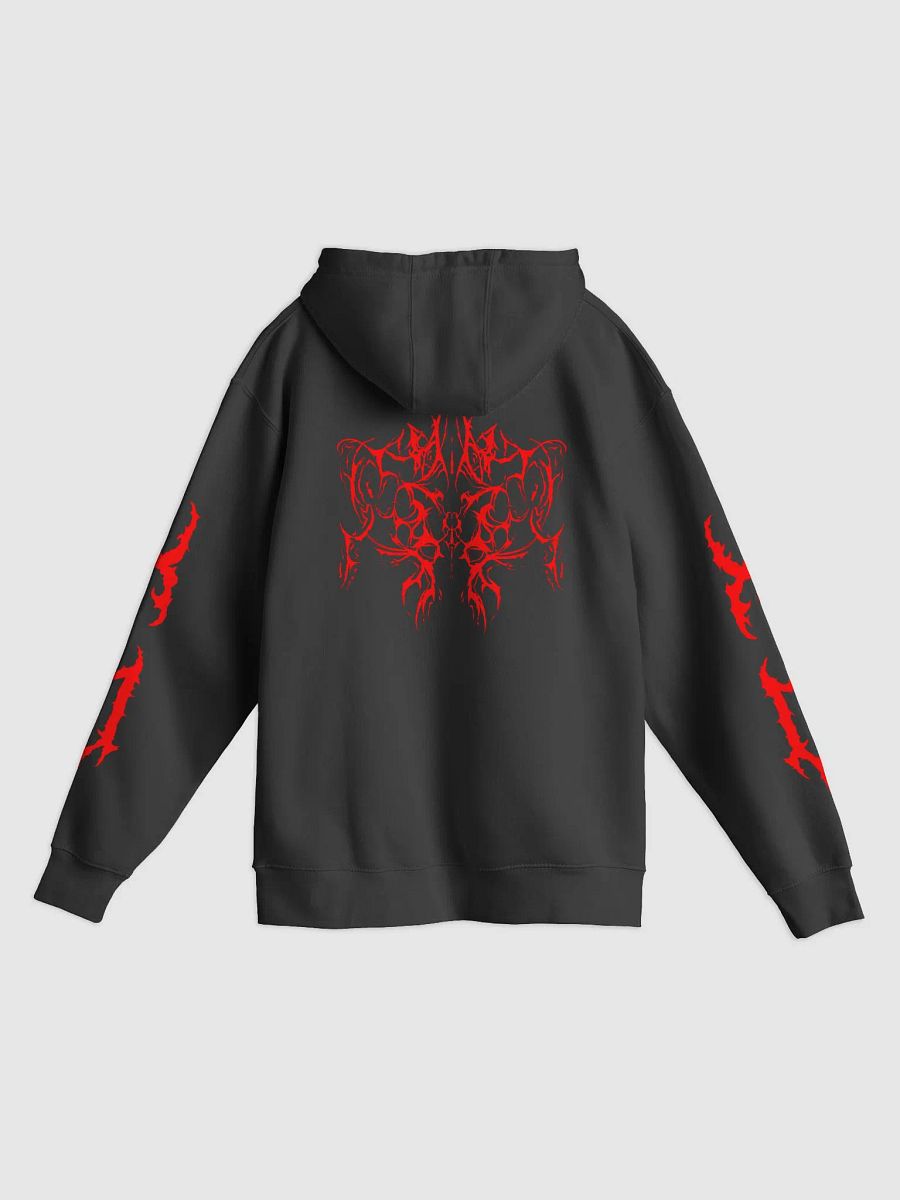 Bat Sigil Hoodie Black and Red product image (2)