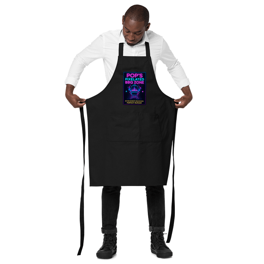 POP’s Pixelated BBQ Zone – Dadcore Apron product image (2)