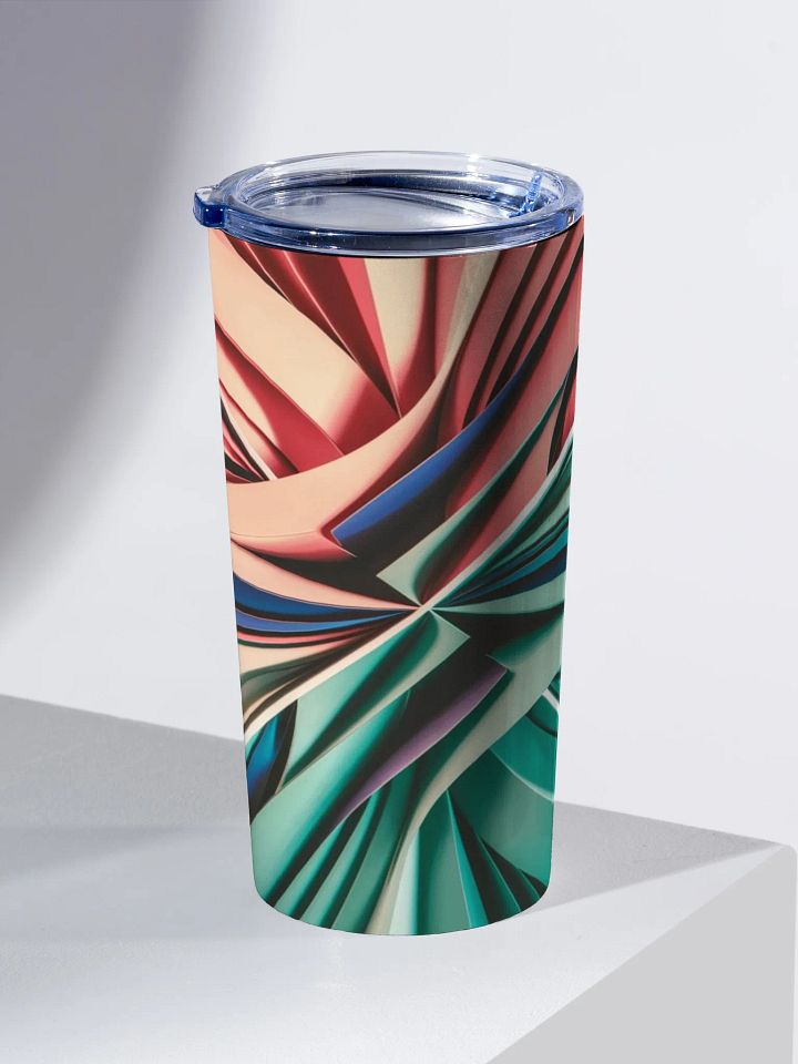 Graphic Grove Abstract 20oz Stainless Steel Tumbler with Lid product image (2)