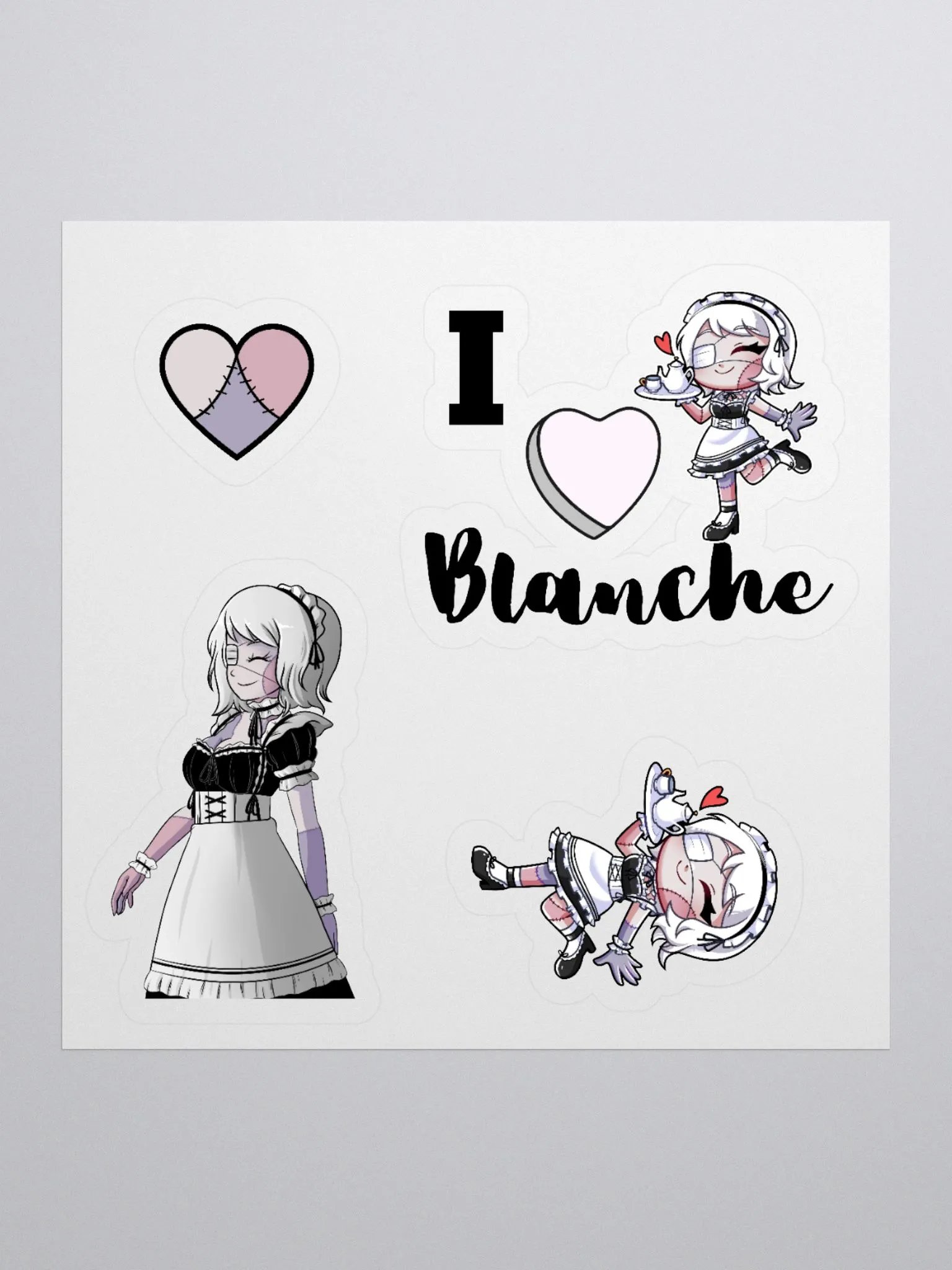 I <3 Blanche Stickers product image (1)