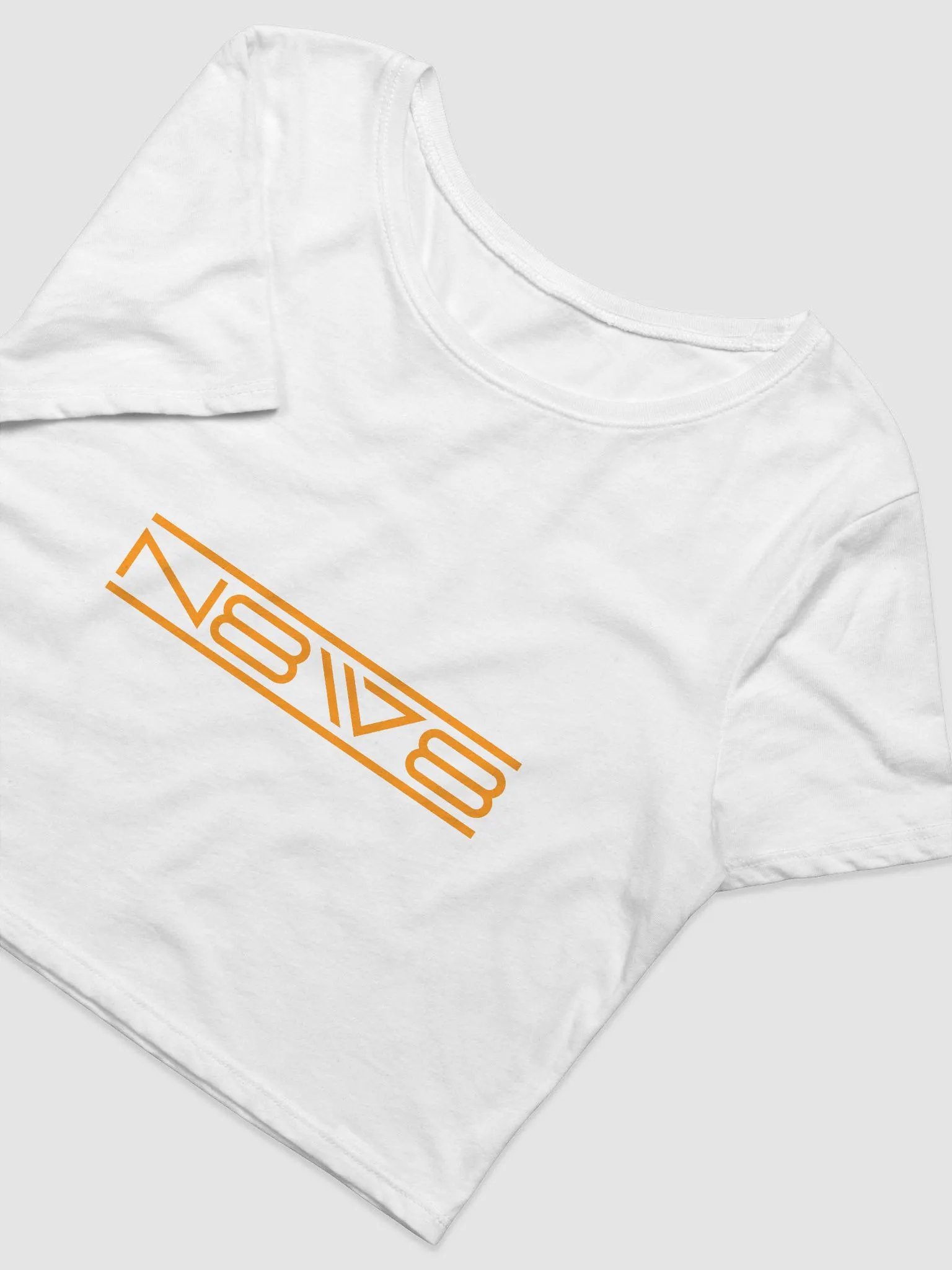 N8W8 Logo Orange Womens Crop Top product image (3)