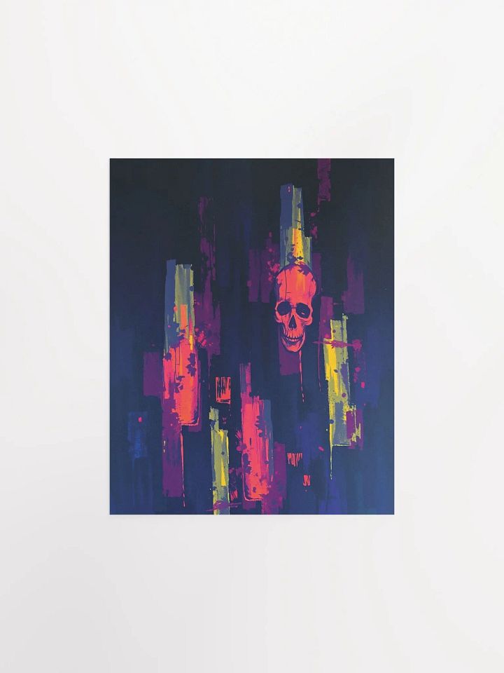 Neon Skull Dreamscape Poster product image (1)