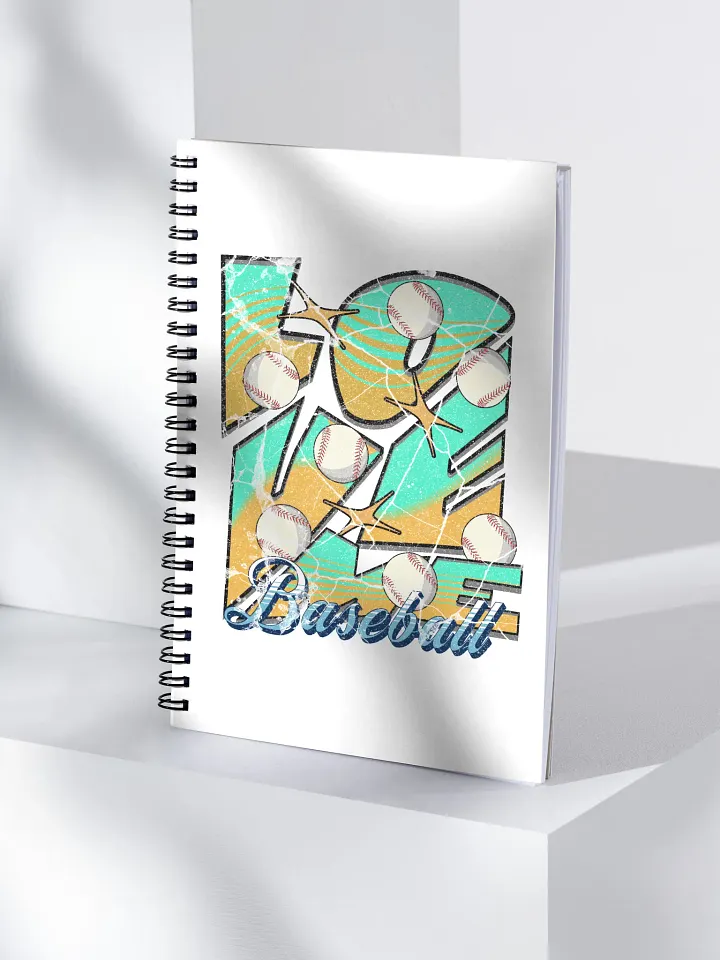 Love Me Baseball Starstruck Spiral Notebook product image (1)