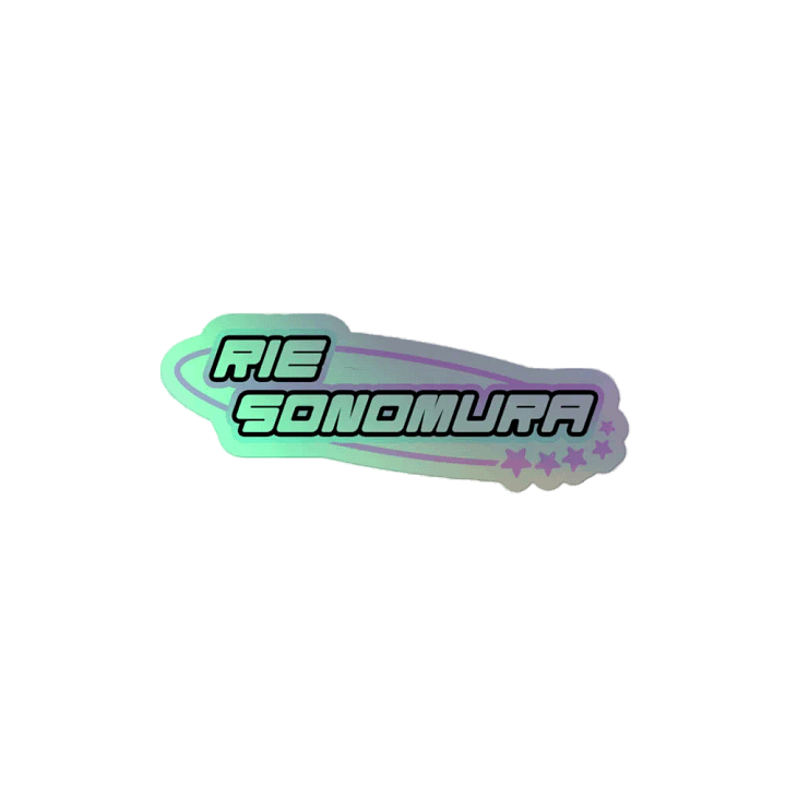 Logo Holographic sticker product image (2)