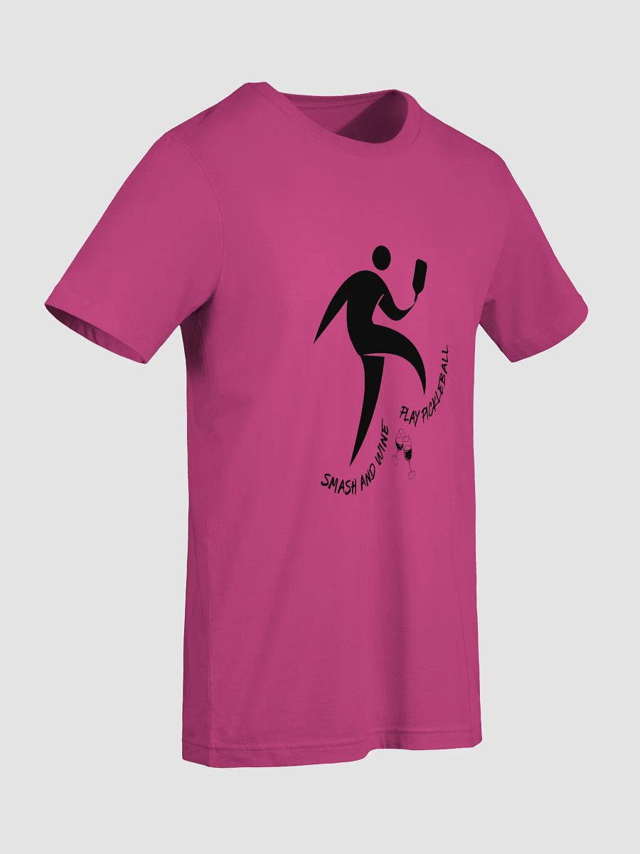 Smash and Wine Pickleball Ultrasoft T-Shirt product image (7)