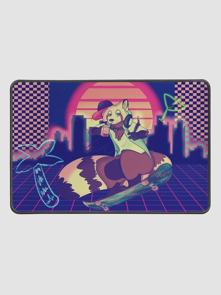 Vaporwave Puck Desk Mat product image (1)