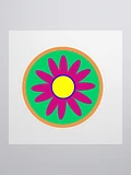 magenta daisy sticker product image (1)