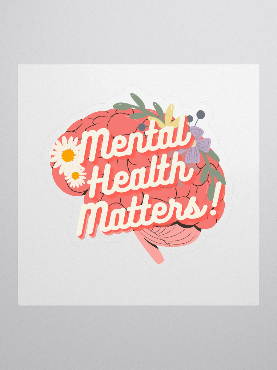 Mental Health Matters Kiss-Cut Sticker product image (1)