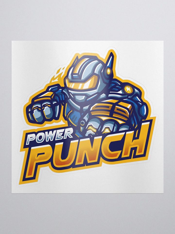 PunchBot W/ Logo Sticker product image (1)