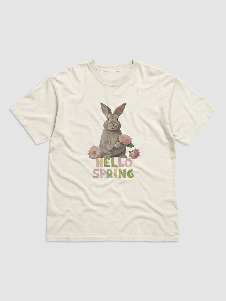 Hello Spring Bunny T-Shirt product image (3)