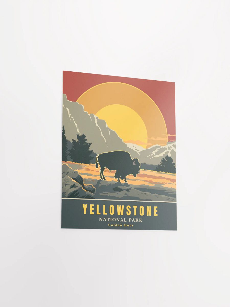 Yellowstone National Park Retro Travel Poster product image (28)