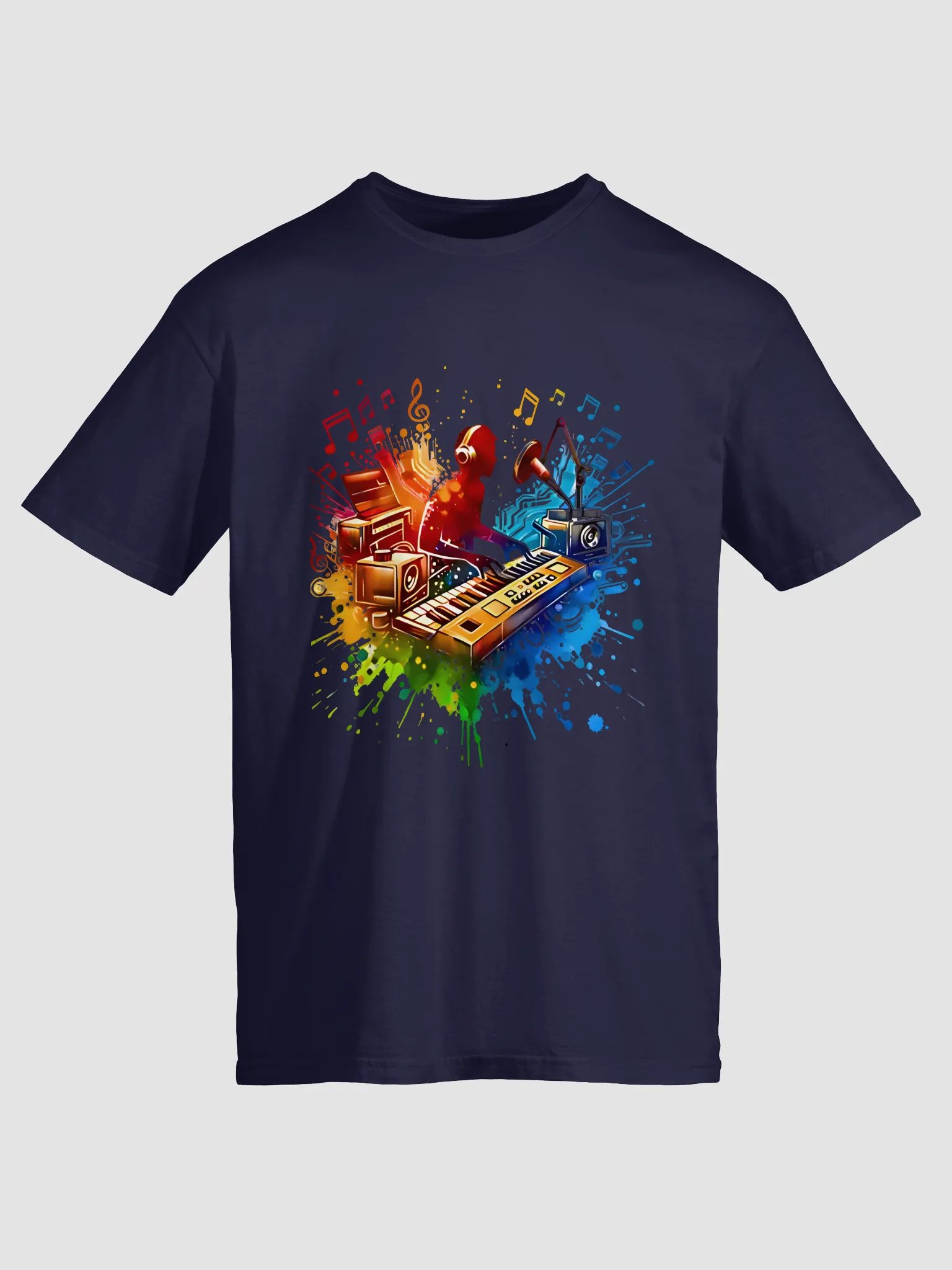 Vibrant DJ Groove Unisex T-Shirt product image (3)