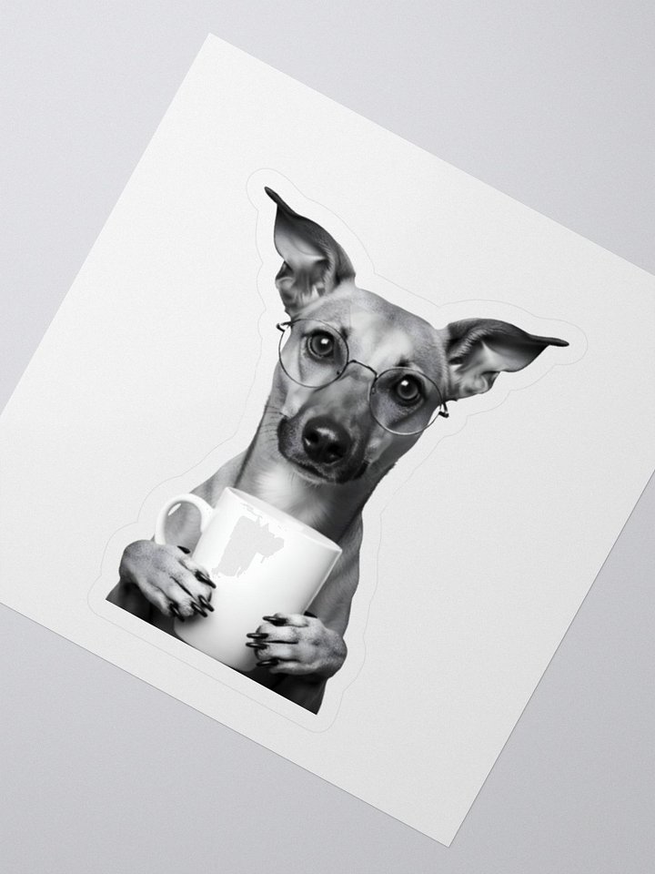 Potcake and Coffee Sticker product image (2)