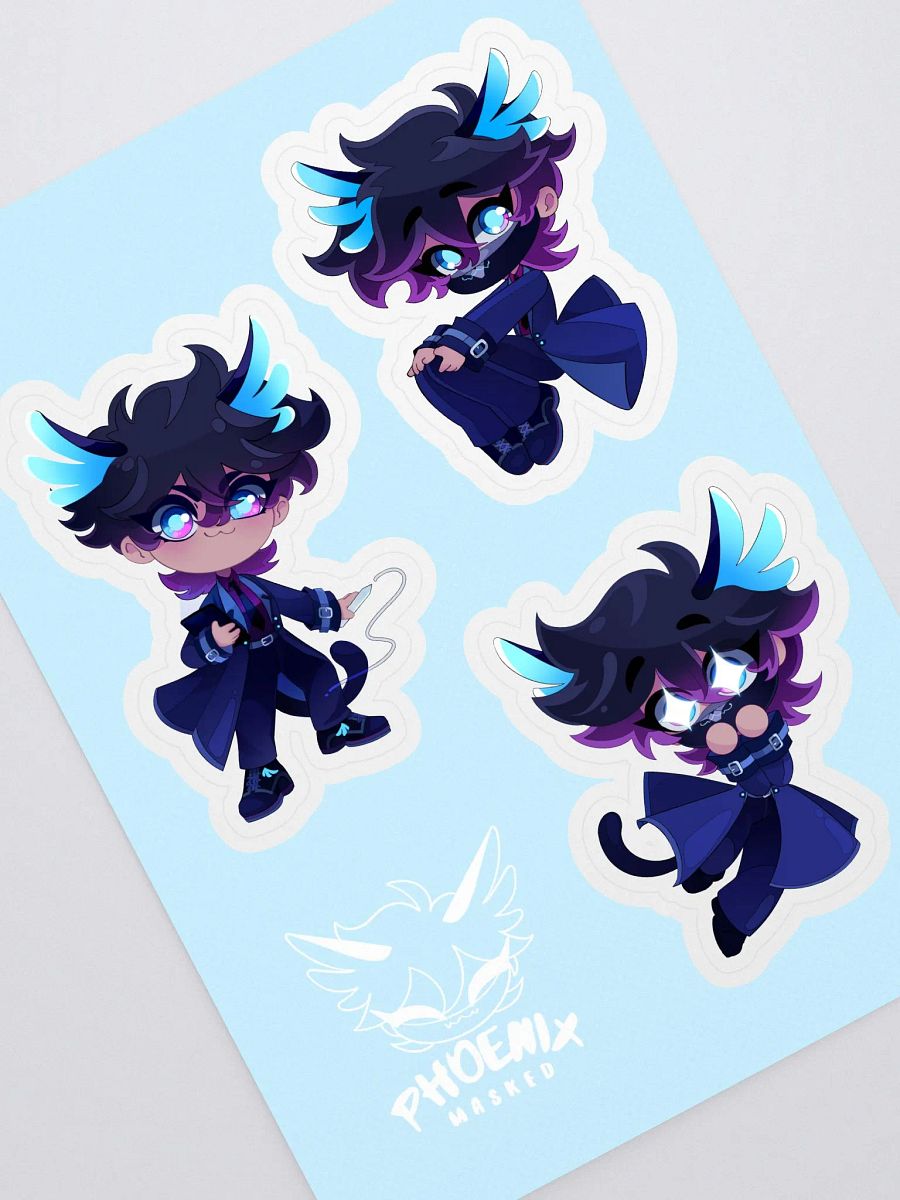Phoenix Masked "Coat On" Sticker Sheet product image (1)