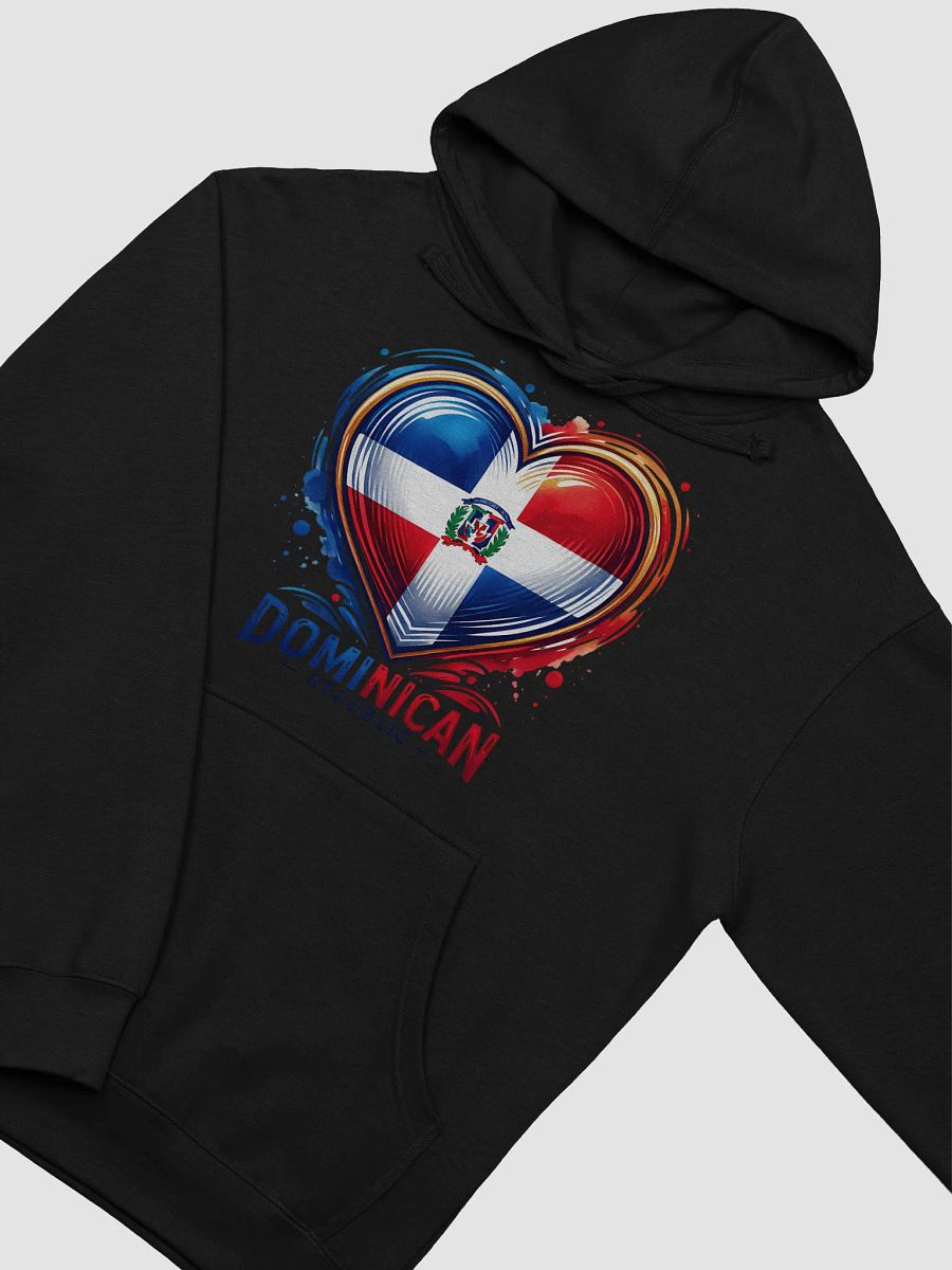 Dominican Republic Flag Heart Hoodie product image (3)