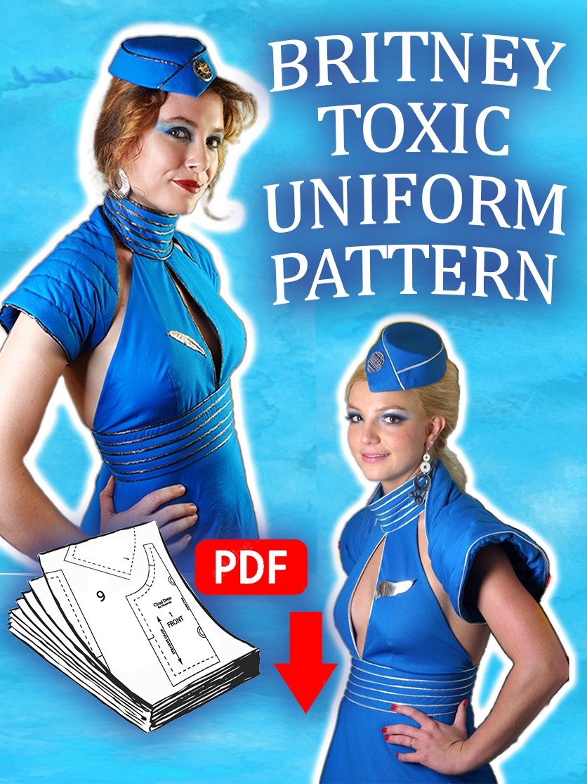 Britney Stewardess Sewing Pattern product image (1)