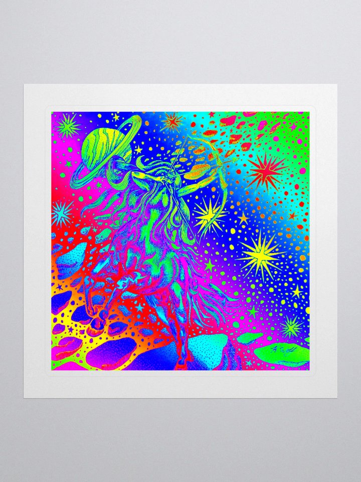 Limited Edition Full Rainbow Sagittarius Zodiac Kiss Cut Stickers product image (1)