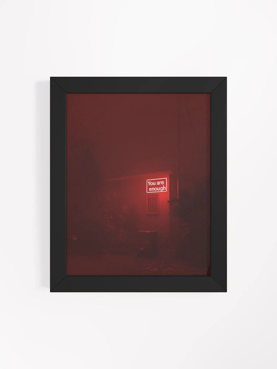 "You are enough" Framed Poster product image (57)