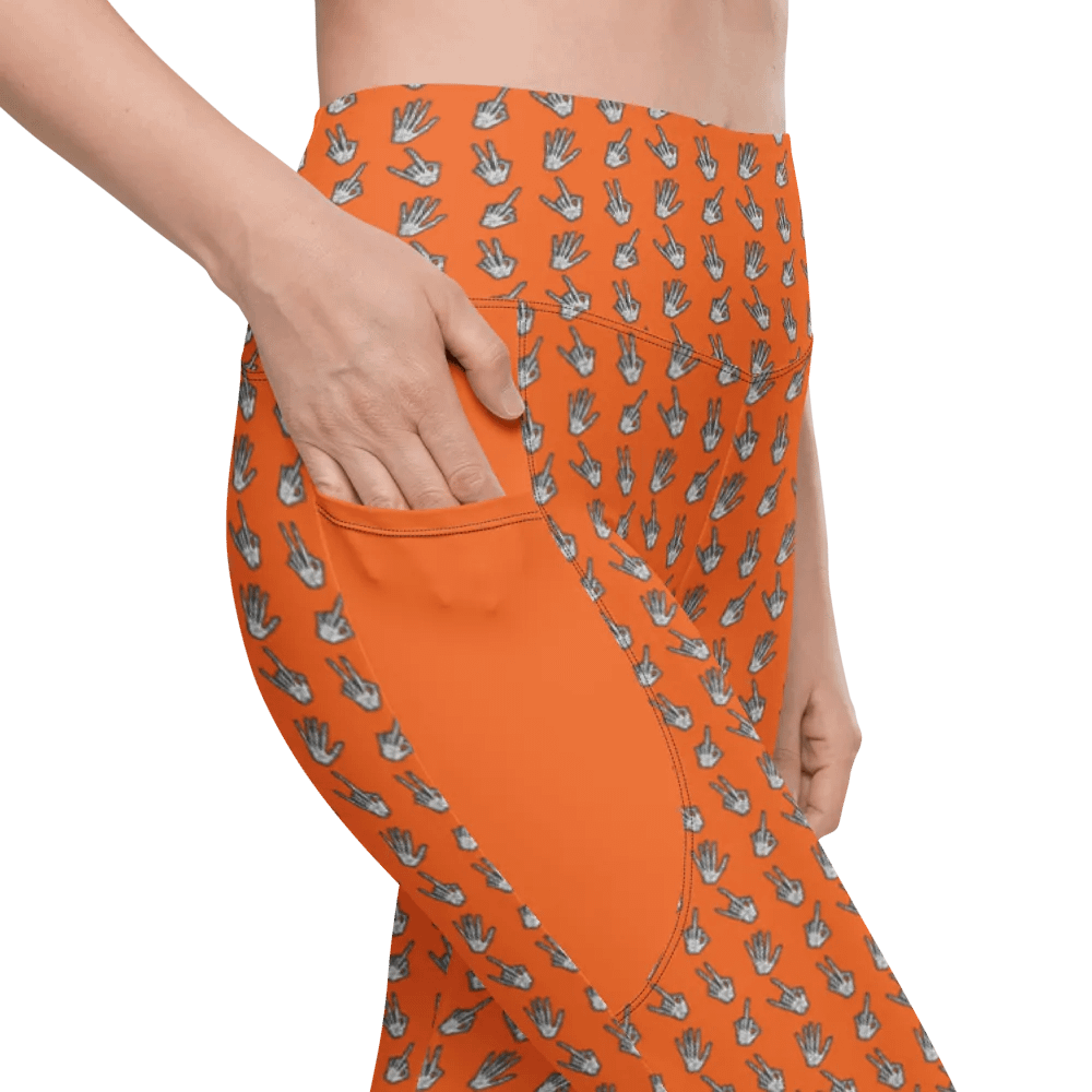 Bone Zone pattern pocket leggings product image (8)