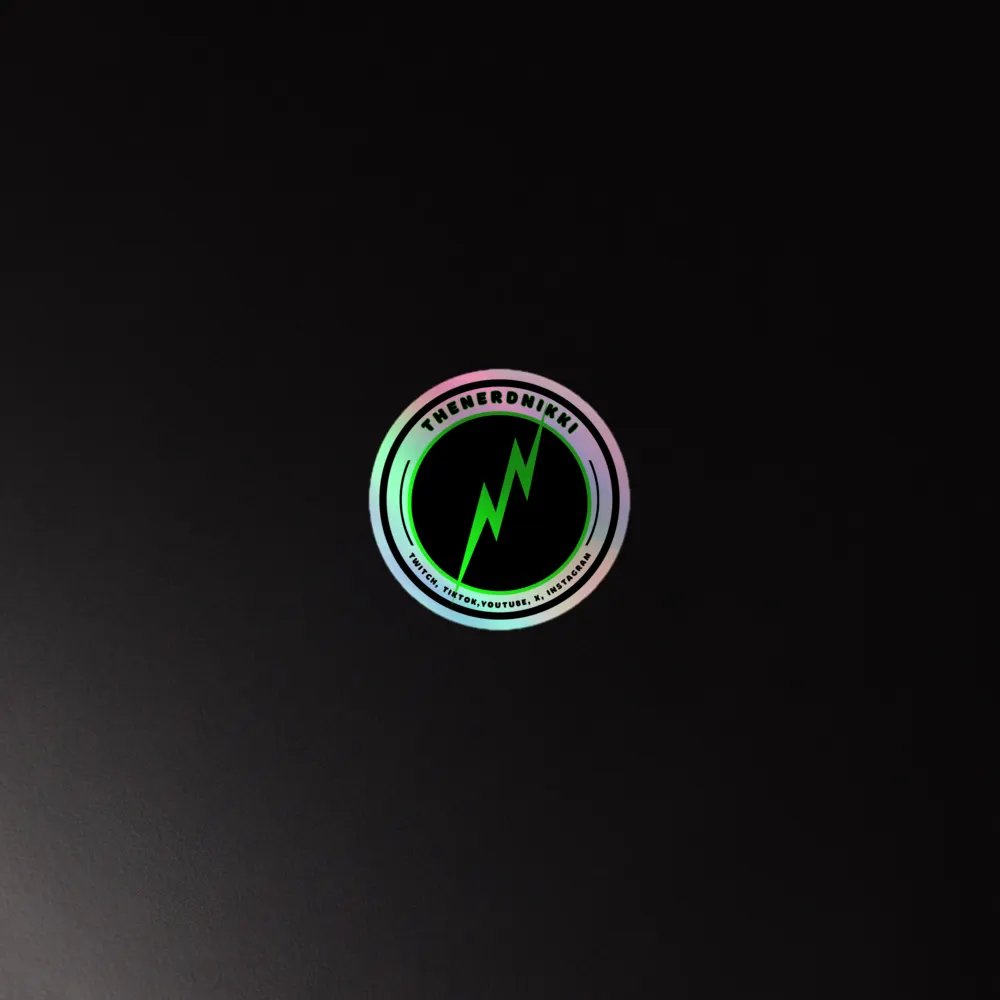 Holo logo sticker product image (2)